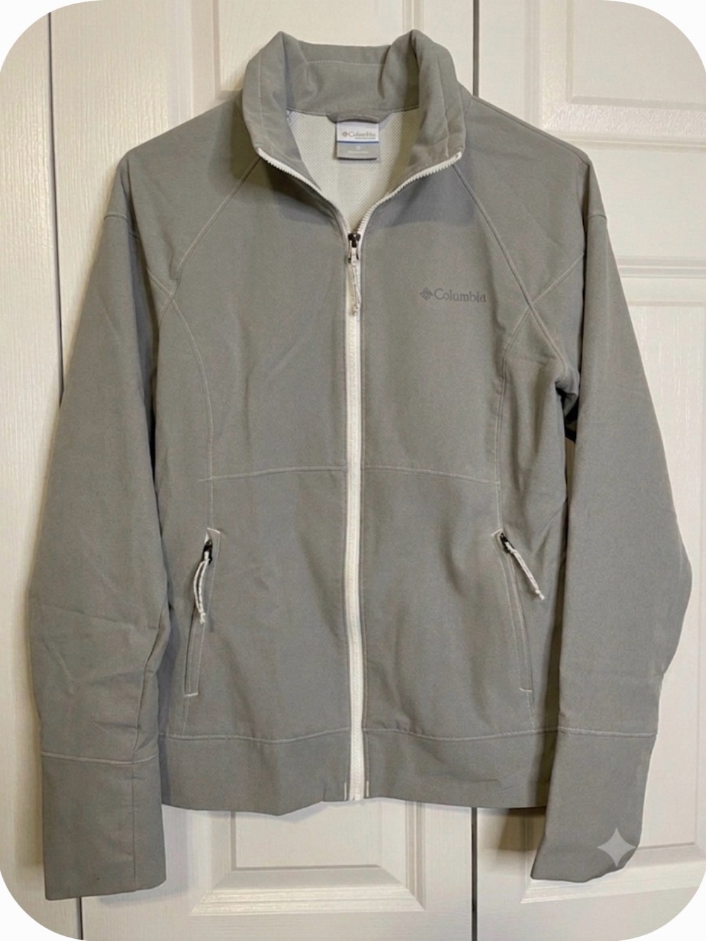COLUMBIA Softshell Full-zip Jacket Women’s XS Grey